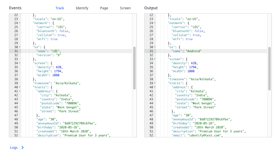 Transformation use-case